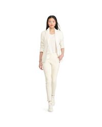 Lyst - Polo Ralph Lauren Stretch Leather Skinny Pant in Black Gallery. Women's Black Leather Pants ...
